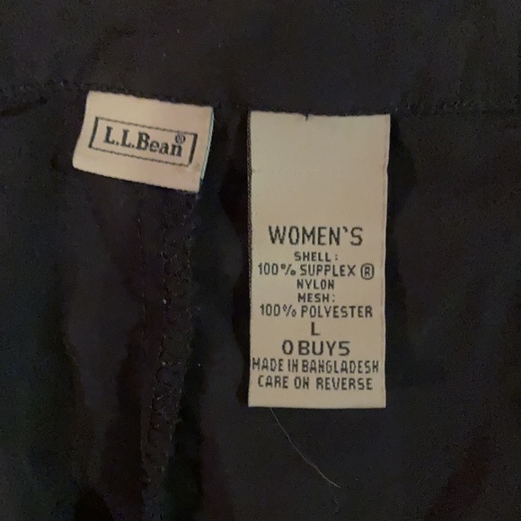 Women’s LL Bean Nylon Drawstring Pants - Picture 2 of 3